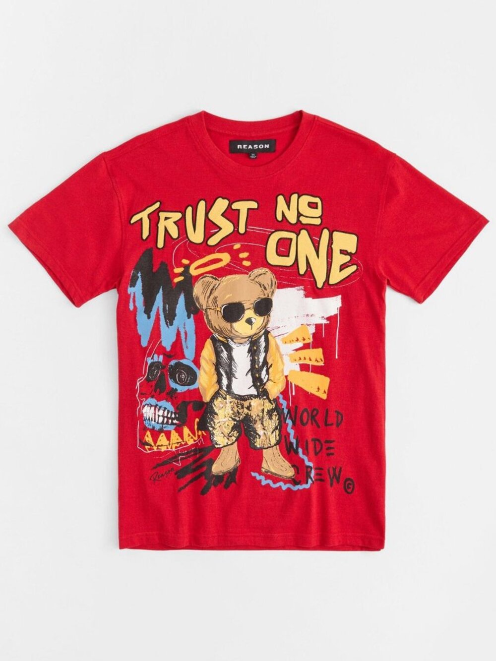 Trust No One Short Sleeve Tee - Red